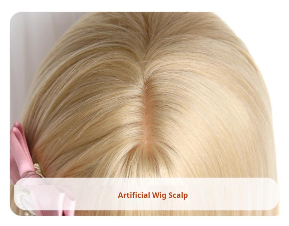 Sinwavy - 55CM Blonde Lolita Curl Wig Detachable Double Ponytail