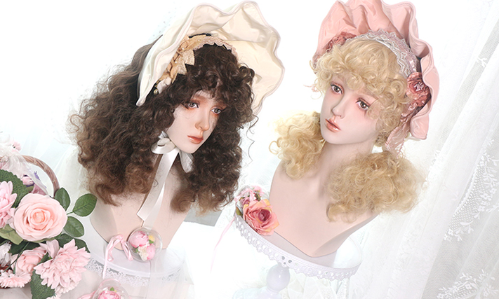 Pippi Palace - Little Princess - Sweet Lolita Curly Wig Multicolors
