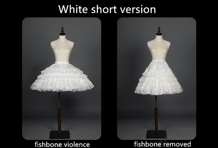 Youpairui - Puffy and Violent Fishbone Clouds Lolita Petticoat