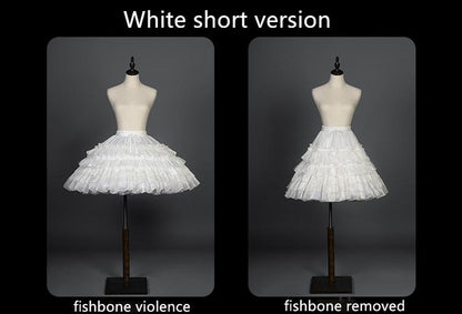 Youpairui - Puffy and Violent Fishbone Clouds Lolita Petticoat