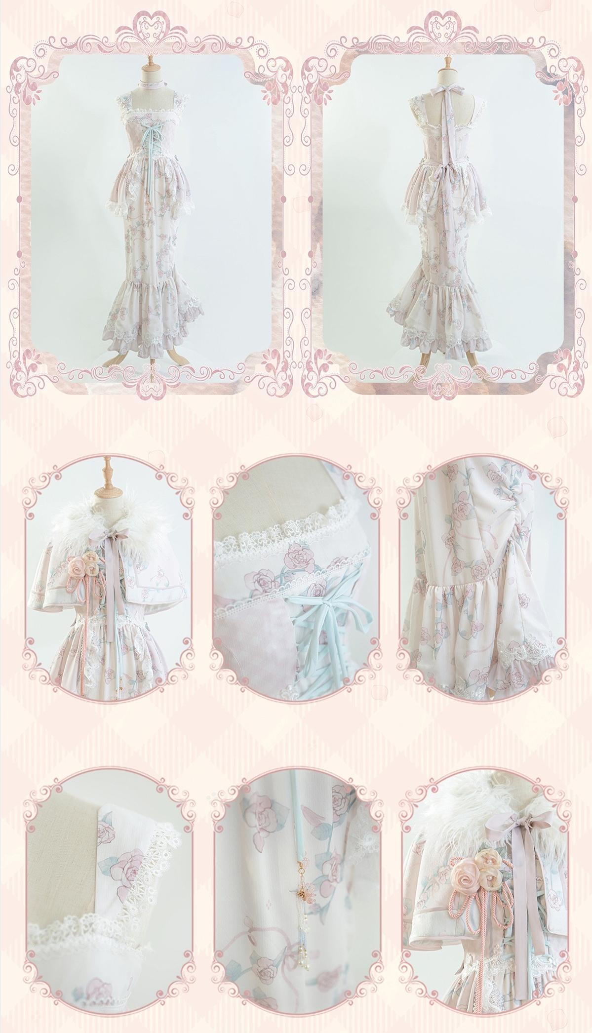 Bramble Rose - Exquisite Luo Shen - Qi Lolita OP Dress Chinese Style Lolita JSK