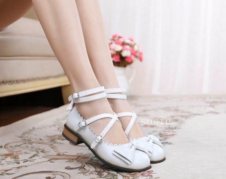 Sosic - Sweet Lolita Low Heel Shoes Multicolors