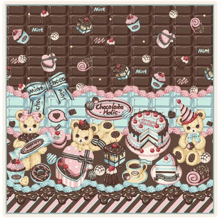 Sweet Dream Sheep - Chocolate Bear - Sweet Lolita Salopette High Waist Dress