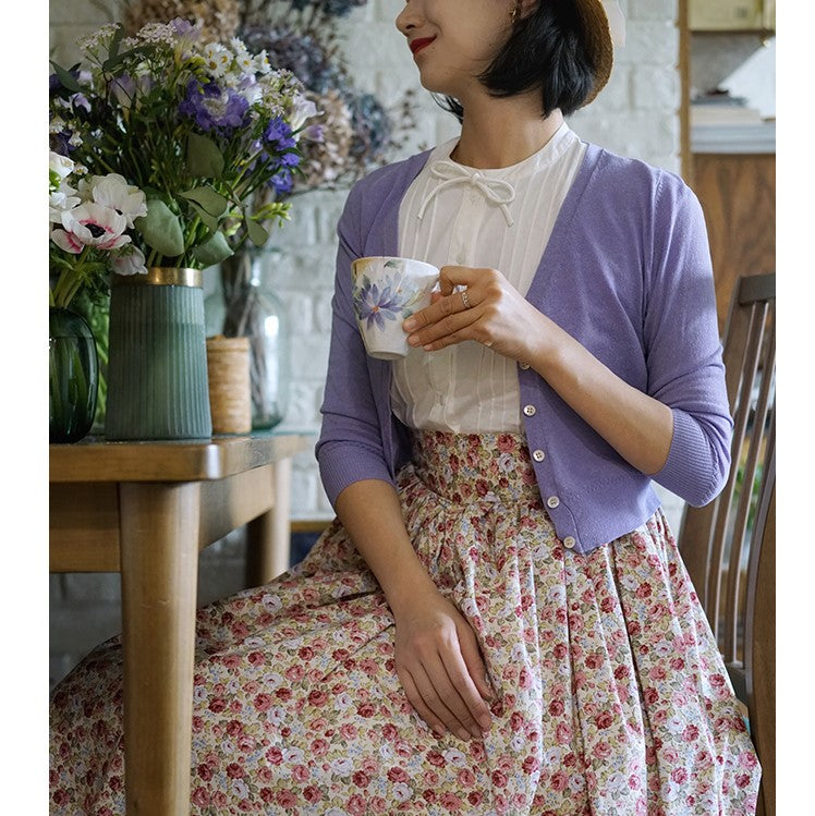 Brooklyn Sweetheart Floral Vintage Skirt