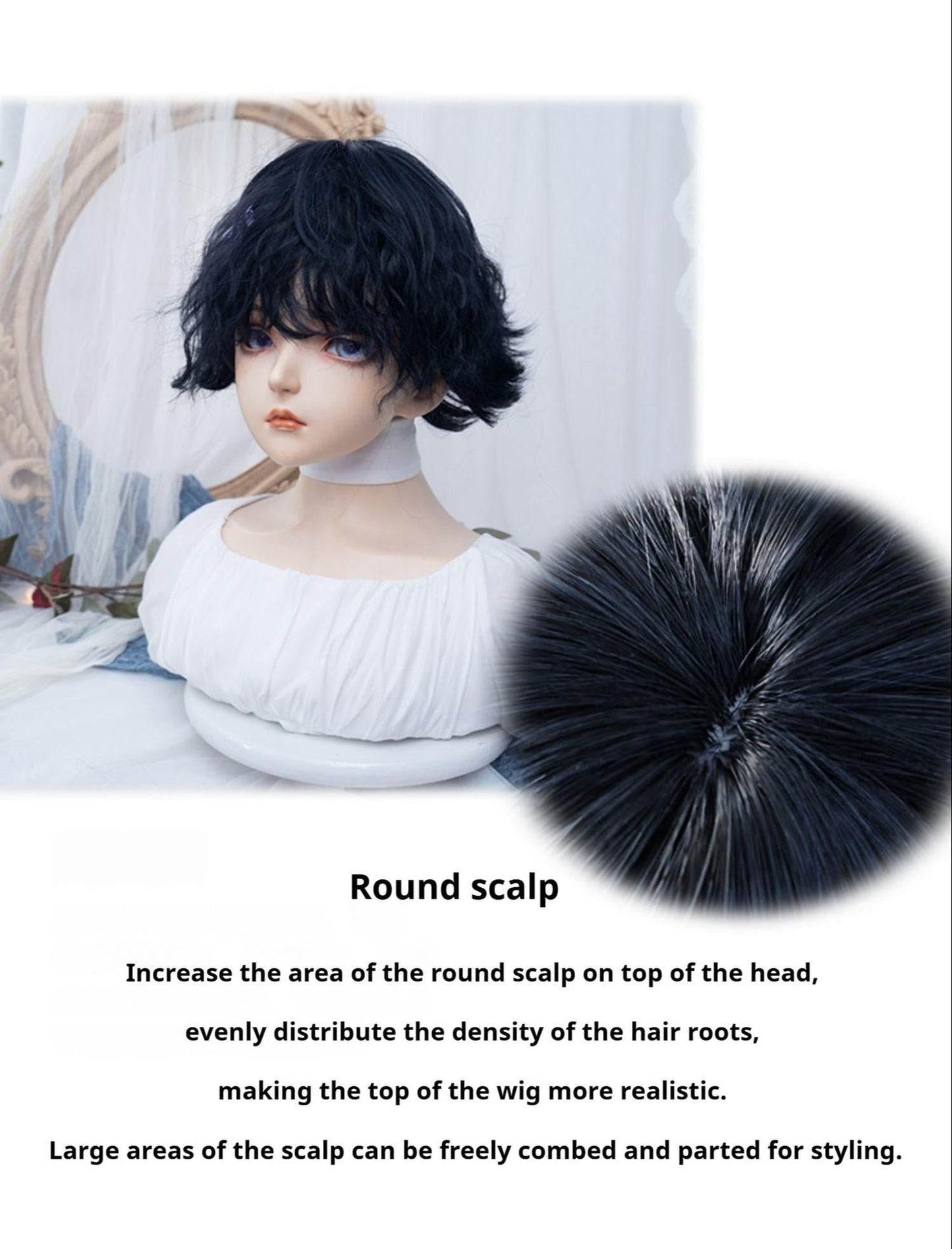 Alicegarden - Ouji Lolita Wig Short Curly Male Lolita Wig