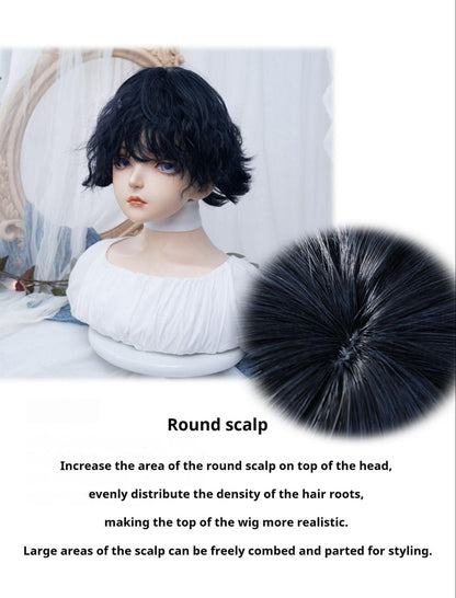 Alicegarden - Ouji Lolita Wig Short Curly Male Lolita Wig