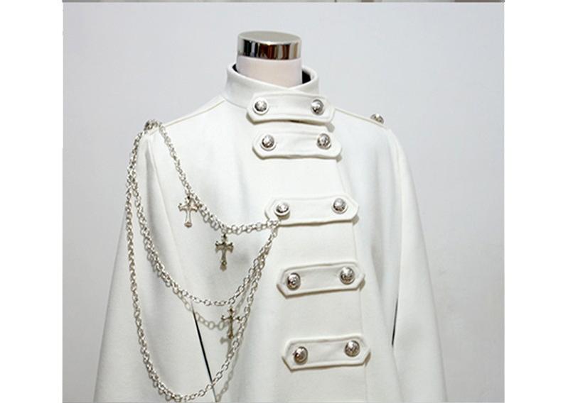 La Pomme - Rinngo Himoto - Ouji Lolita Neutral Cloak with Cross Chain