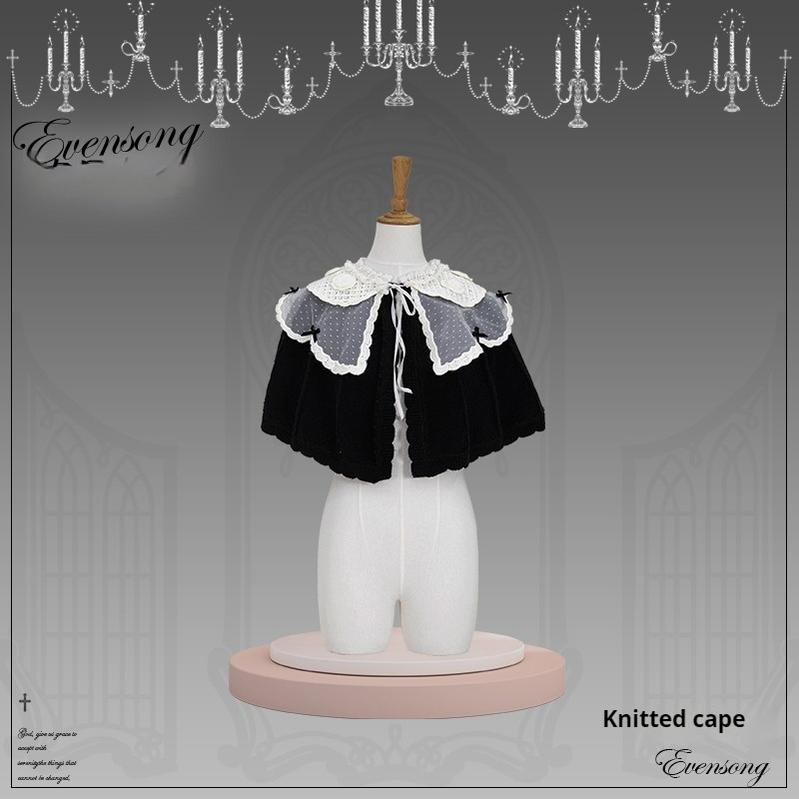 Mademoiselle Pearl - Winter Evening Prayer - Gothic Lolita Jumper Dress Embroidered Candlestick OP Dress