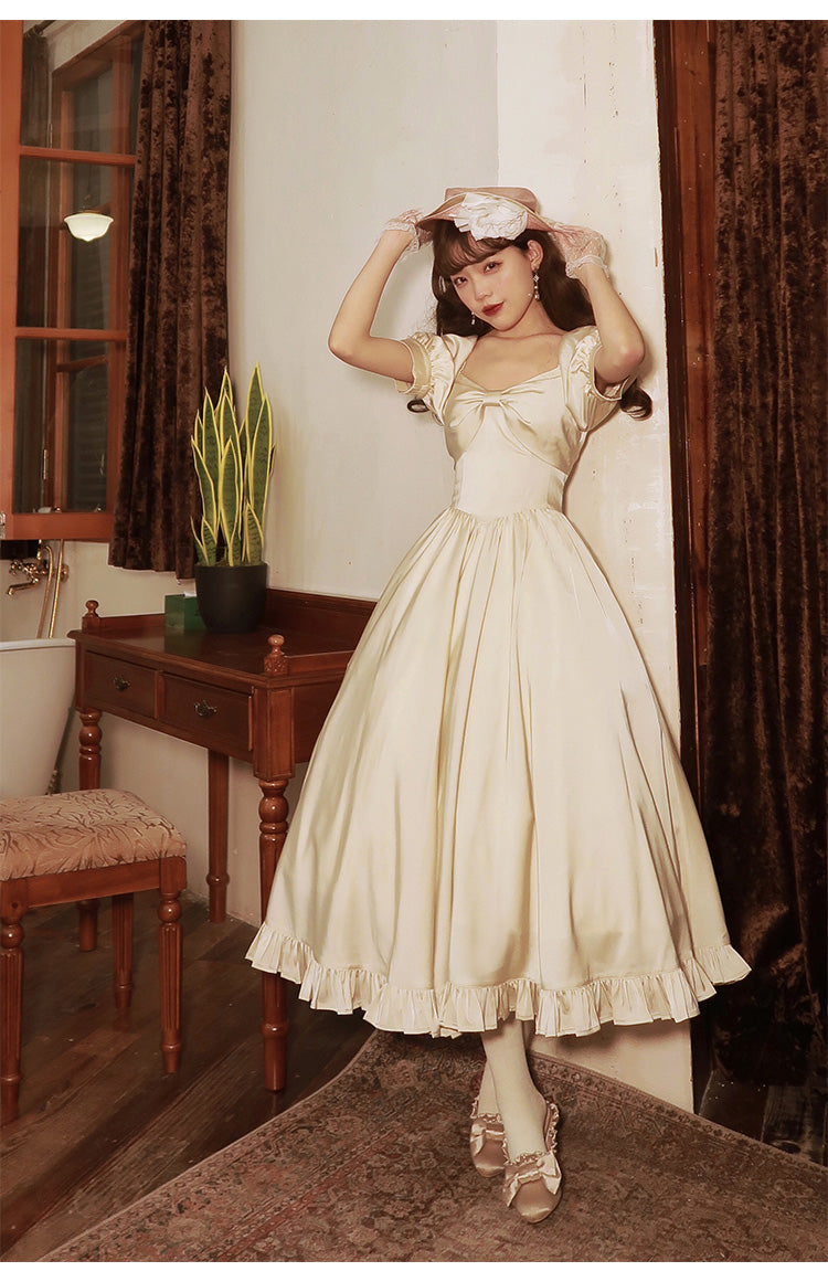 Beleganty - Miss Rebecca - Pure Color Elegant Lolita OP Dress
