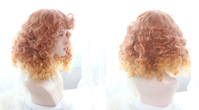 Pippi Palace - Little Princess - Sweet Lolita Curly Wig Multicolors