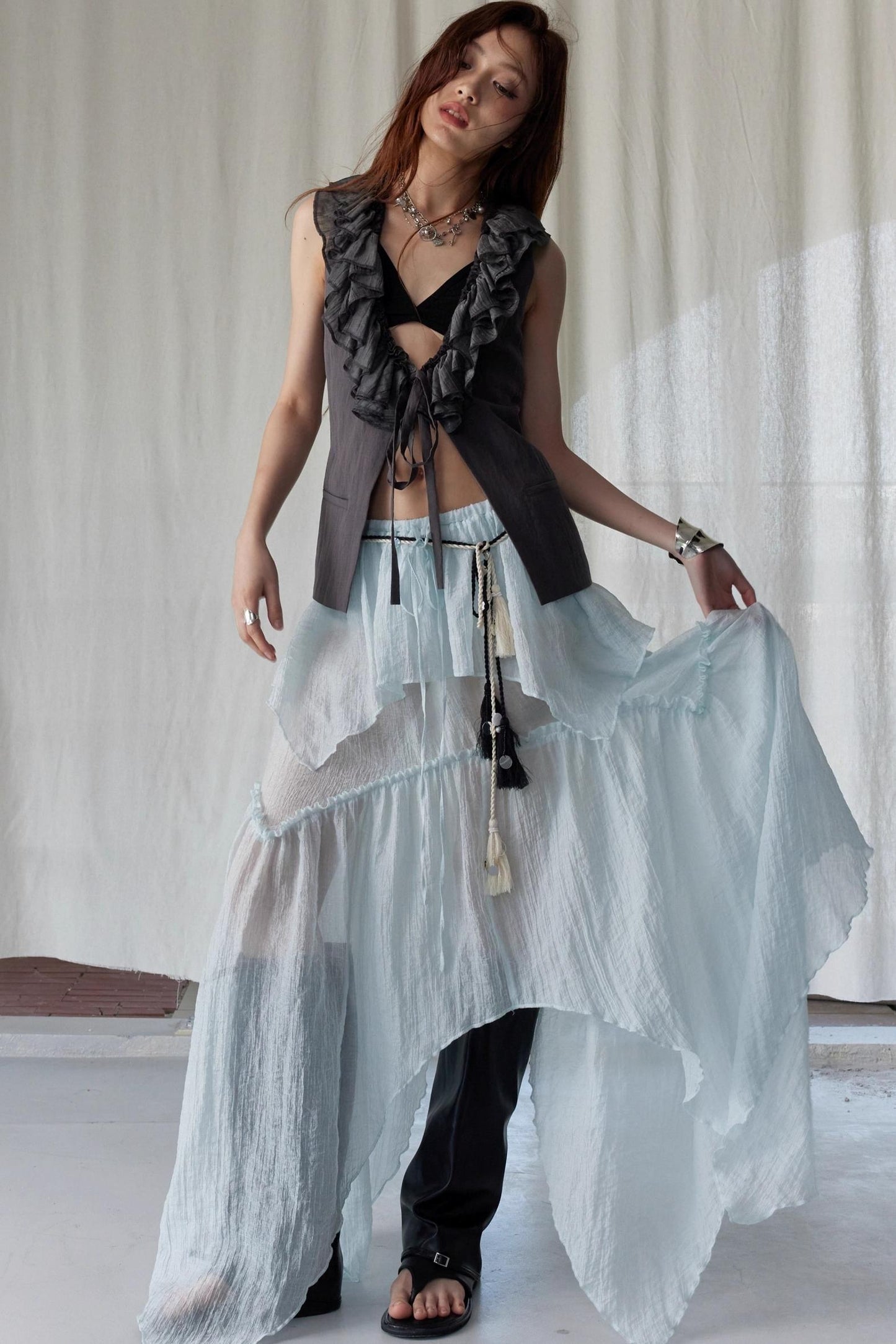 Boho Mint Tank & Skirt Set-Up