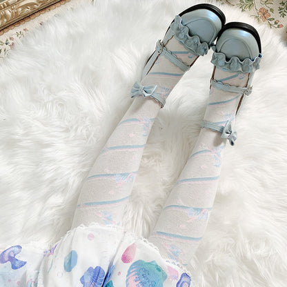 Roji roji - Little Candy Cotton Lolita Knee Socks
