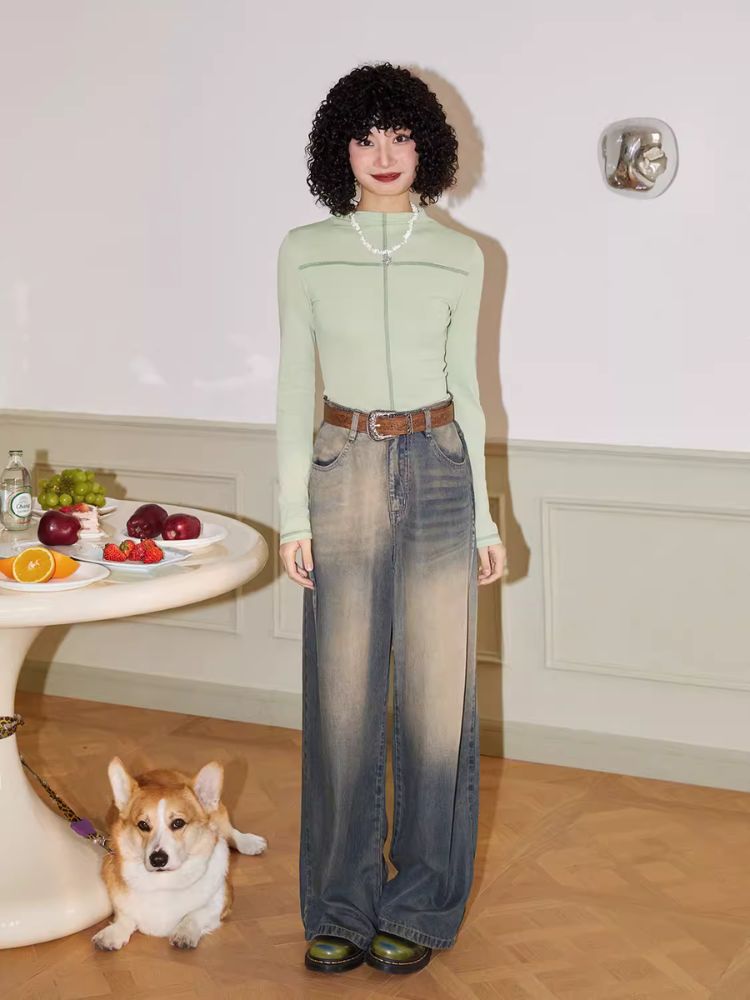 Stitching High Neck Inner T-Shirt【s0000007120】