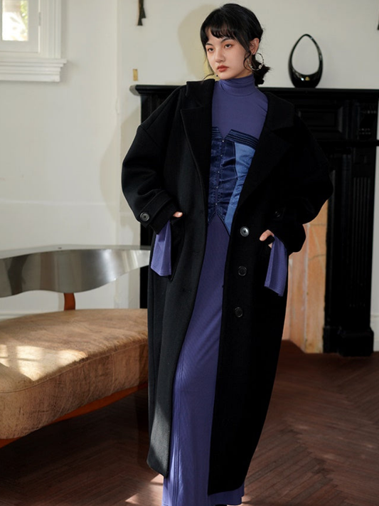 Cloudy Wool Flow Coat