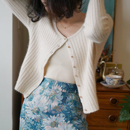 Lady's Classic Knit Cardigan