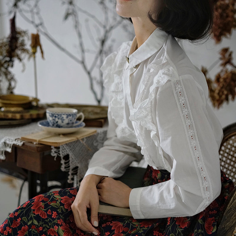 Embroidered vintage blouse