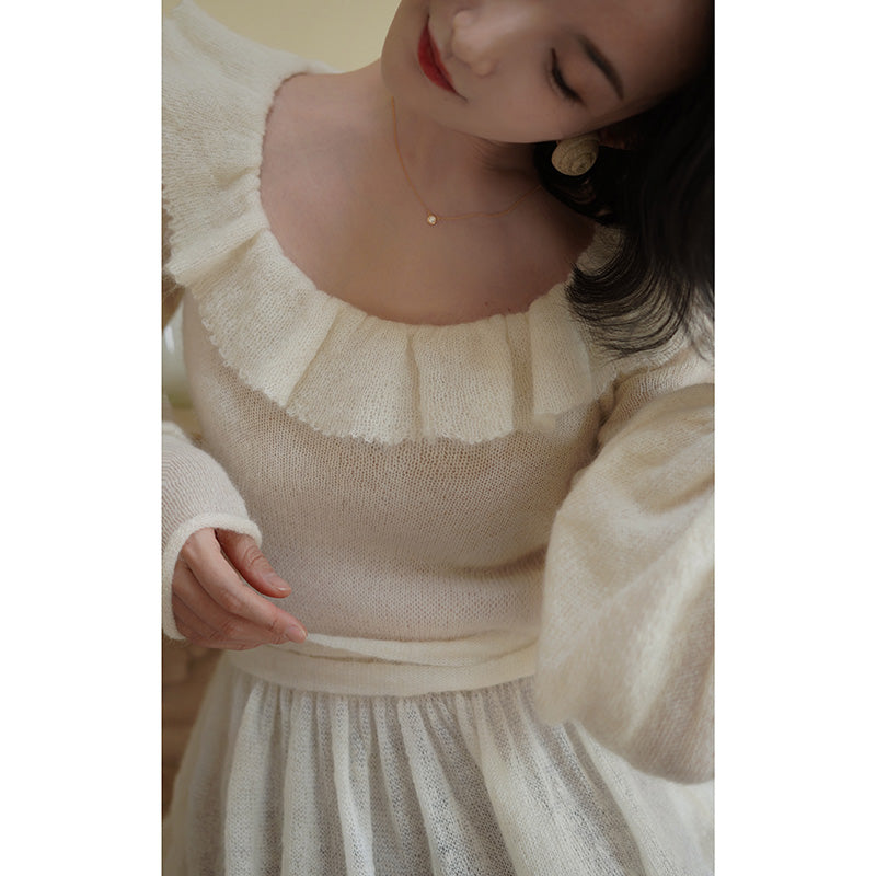 Western Queen's Mohair Knit Top