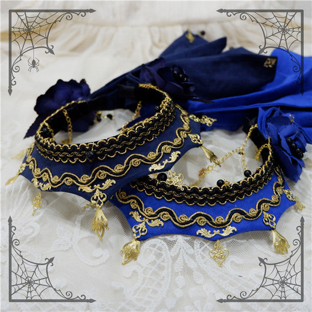 Foxcherry-Palace Retro Gorgeous Lolita headdress Multicolors