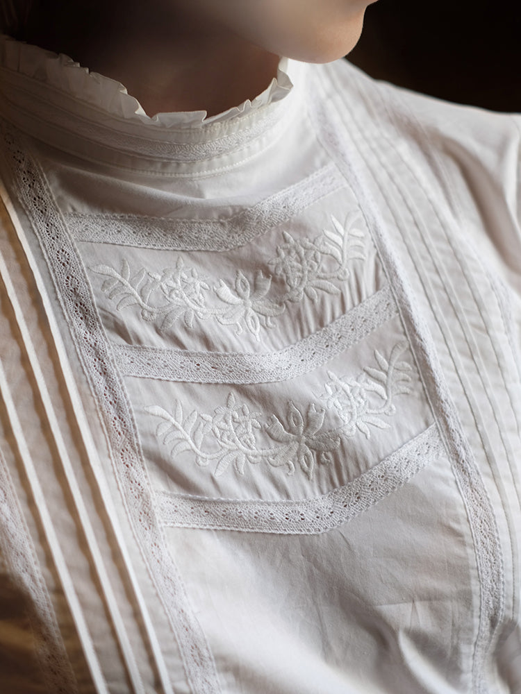 Embroidered vintage blouse