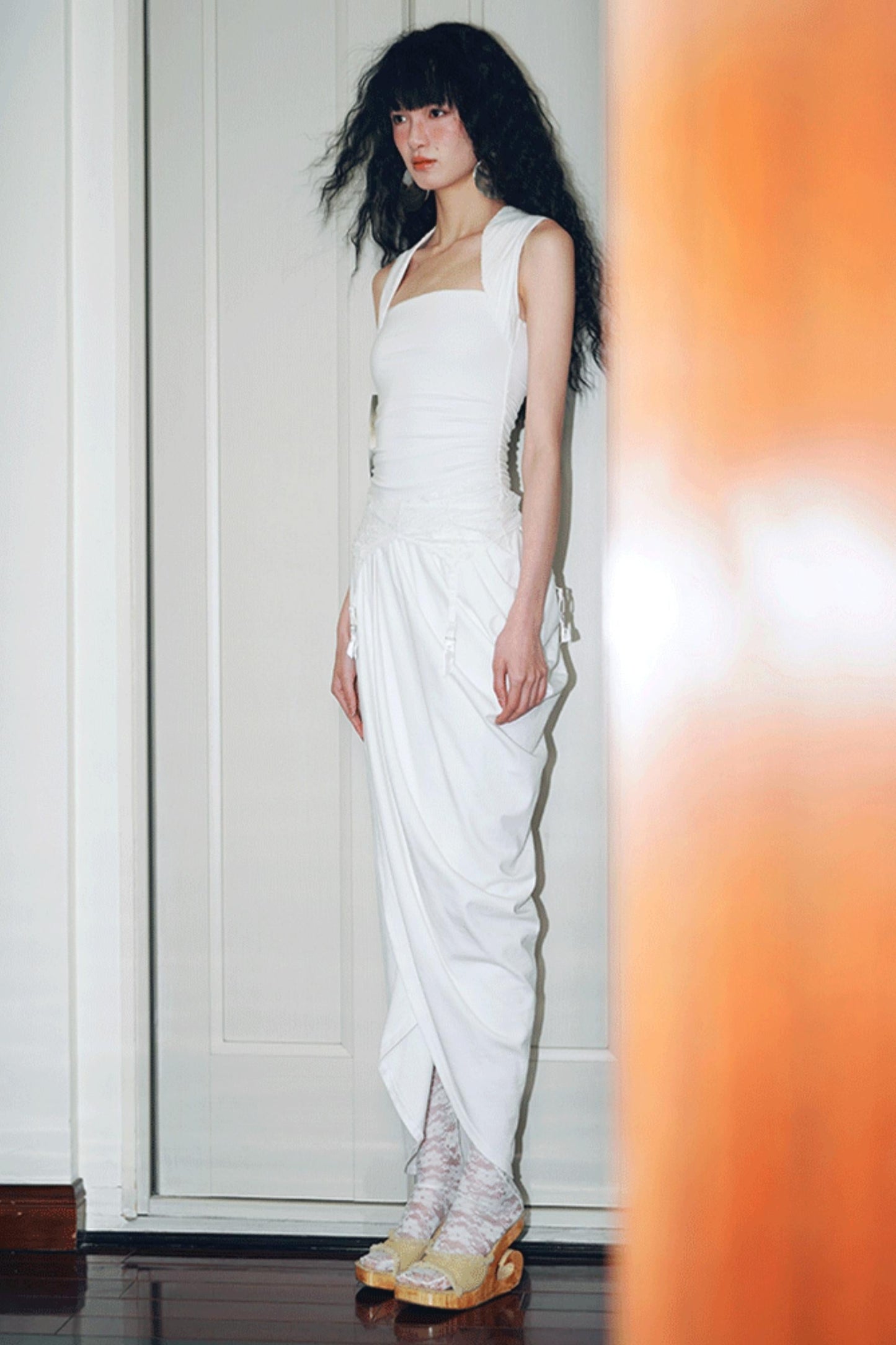 Western Style Draped Dress