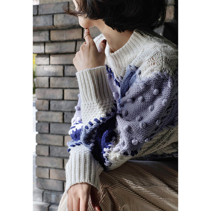 crochet knit sweater