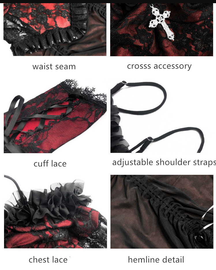 Blood Supply - Drawstring Christmas Gothic Lolita Long Dress