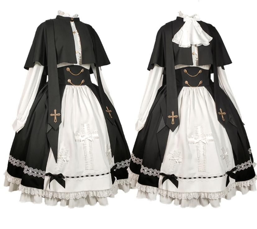 CastleToo - Holy Academy - Gothic Lolita Prince Skirt Set