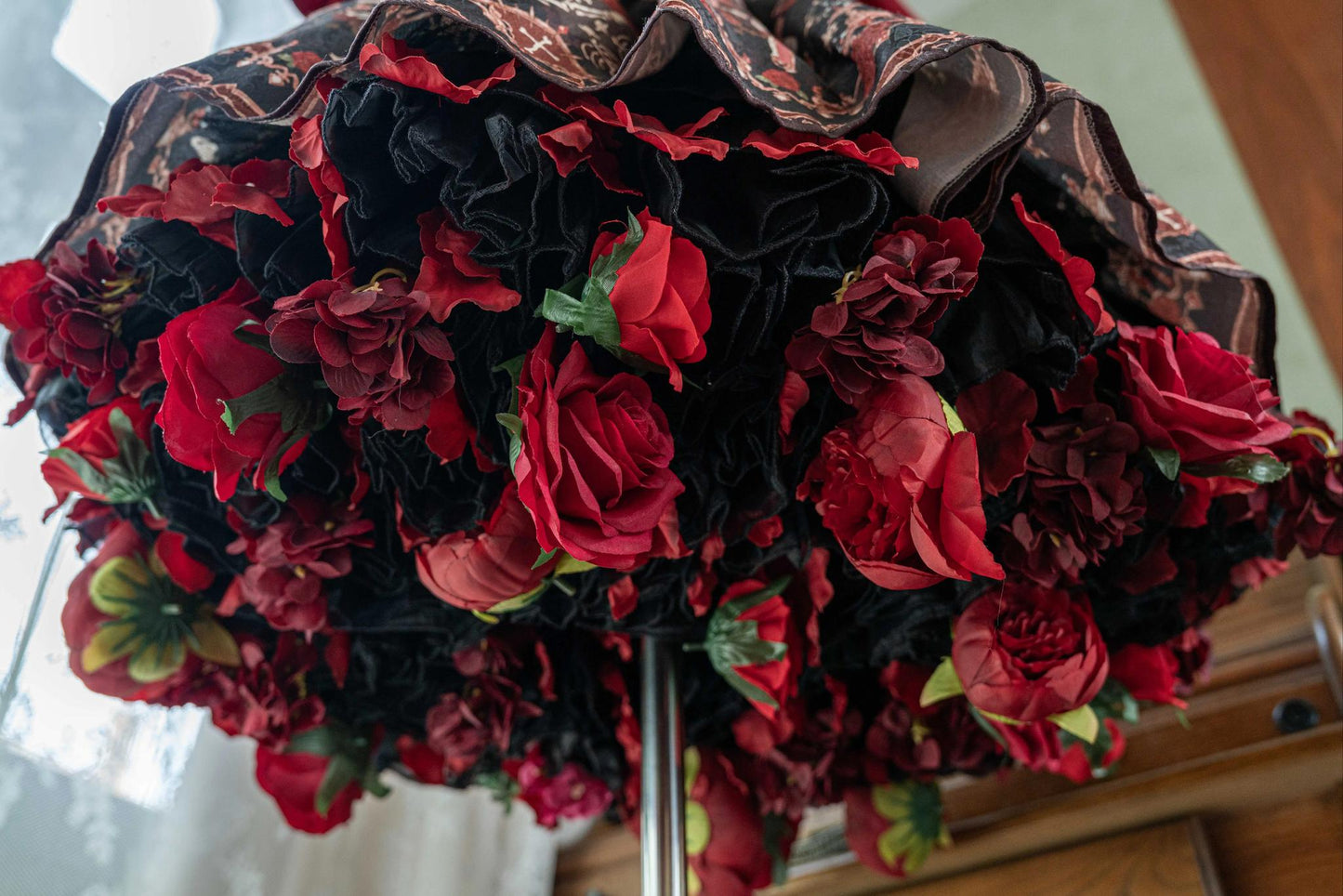 Sky Rabbit - Floral Lolita Petticoat with Detachable Trim