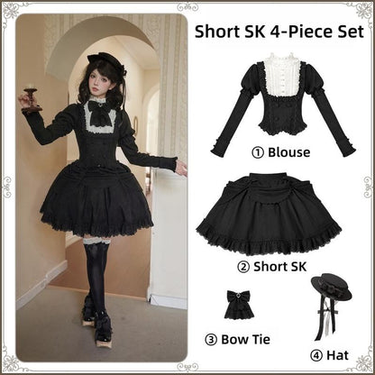With PUJI - Fog City Time Difference - Classic Lolita SK & Blouse Suit