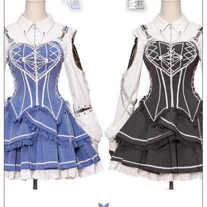 OCELOT - Love Affairs - Sweet Lolita Bodice Set Spicy Cowgirl Dress Set