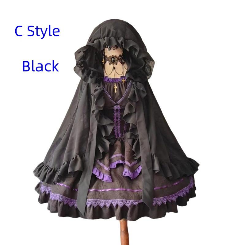 Teddy Bear - Sheer Lolita Cardigan Long Sleeve Lolita Cape Rabbit Ear