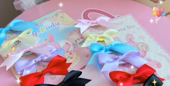 Bear Doll - Kawaii Lolita Bow Brooch and Hair Clip