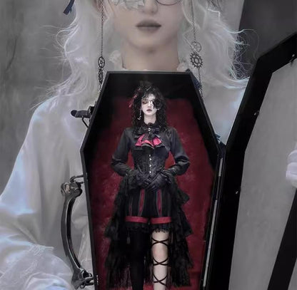 CastleToo - Coffin of Pilgrimage - Medieval European Ouji Lolita Shirt & Pants Suit