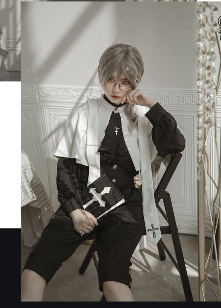 CastleToo - Holy Academy - Gothic Lolita Prince Skirt Set