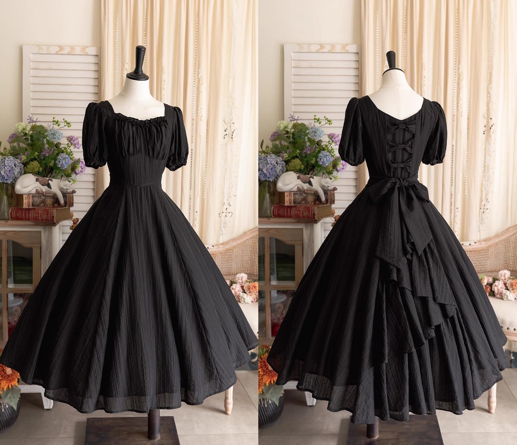 Forest Wardrobe - Forest Gallery - Classic Lolita OP Dress Vintage Cake Tail Dress