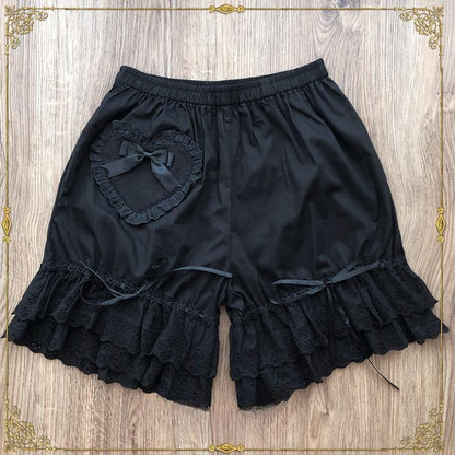 Candy Sweet - Cotton Lolita Bloomers Lace Home Shorts