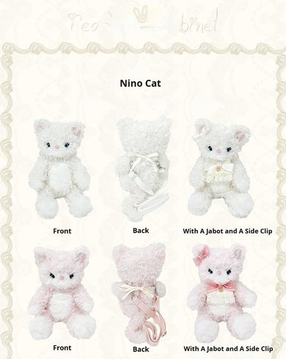 Mademoiselle Pearl - Pearl Doll Cabinet - Kawaii Lolita Plush Doll Bag with Outfit