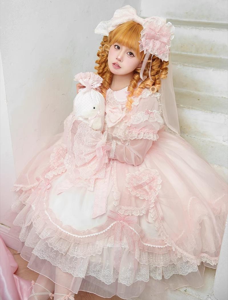 Mewroco - Candy Flavor - Gorgeous Sweet Lolita Dress, Lace & Petal Hem
