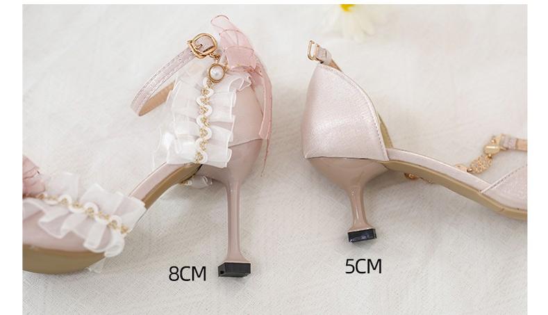 Xiaogui - Wedding Lolita Pointed Toe High Heels Shoes