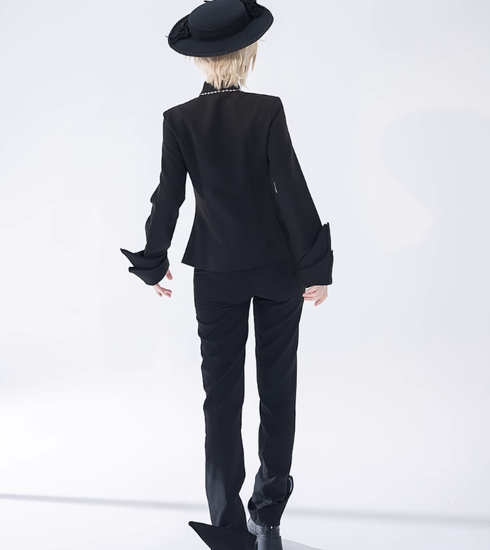 Princess Chronicles - Yan Ye - Gothic Lolita Cross Shaped Rose Necklace