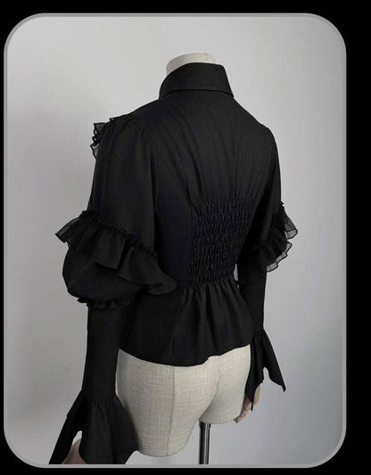 Susin Lolita - Bone-Eroded Butterfly - Gothic Lolita JSK & SK Set