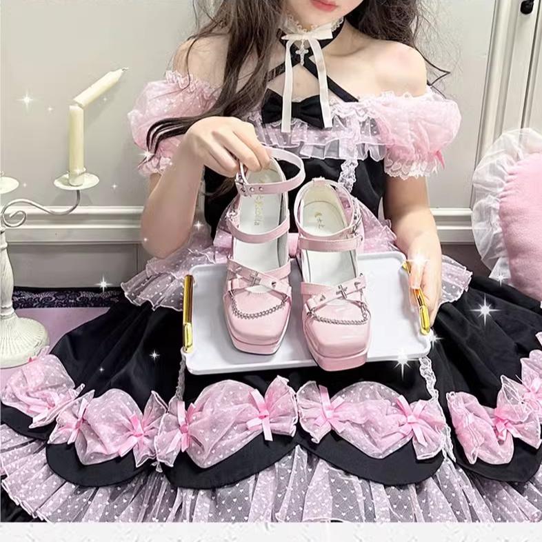 Witch's Night - Punk Lolita Heels Y2K Elegant Lolita Shoes