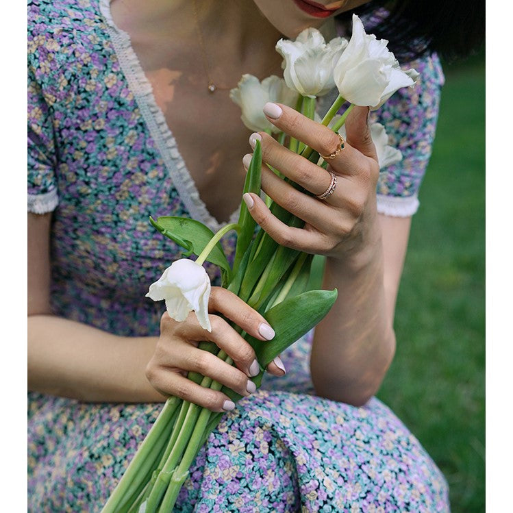 Floral vintage dress