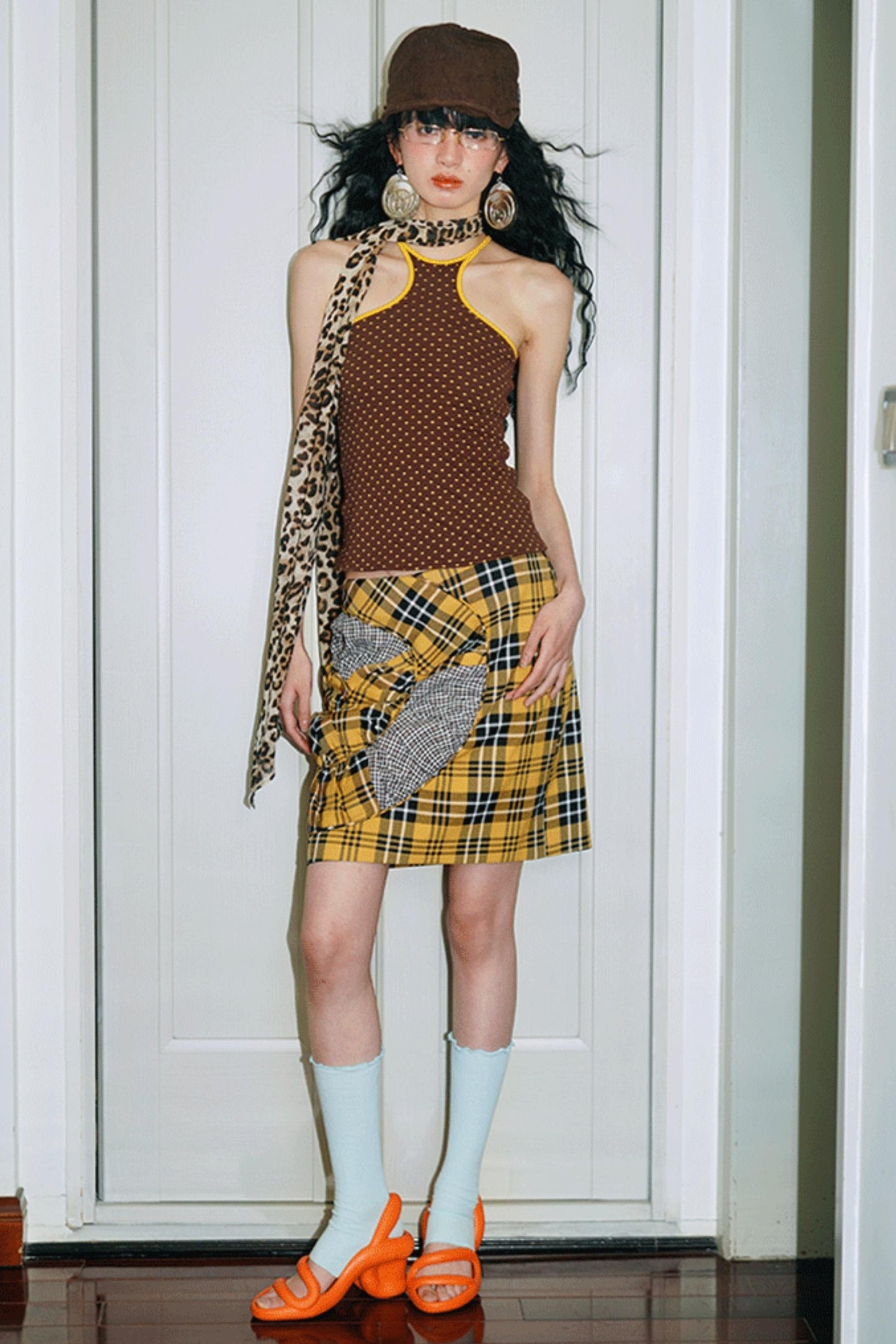 Vintage Dual-Sided Color Knit Tank Top