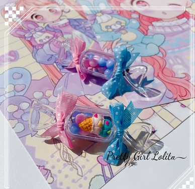Pretty Girl Lolita - Sweet Lolita Pink-blue Accessories