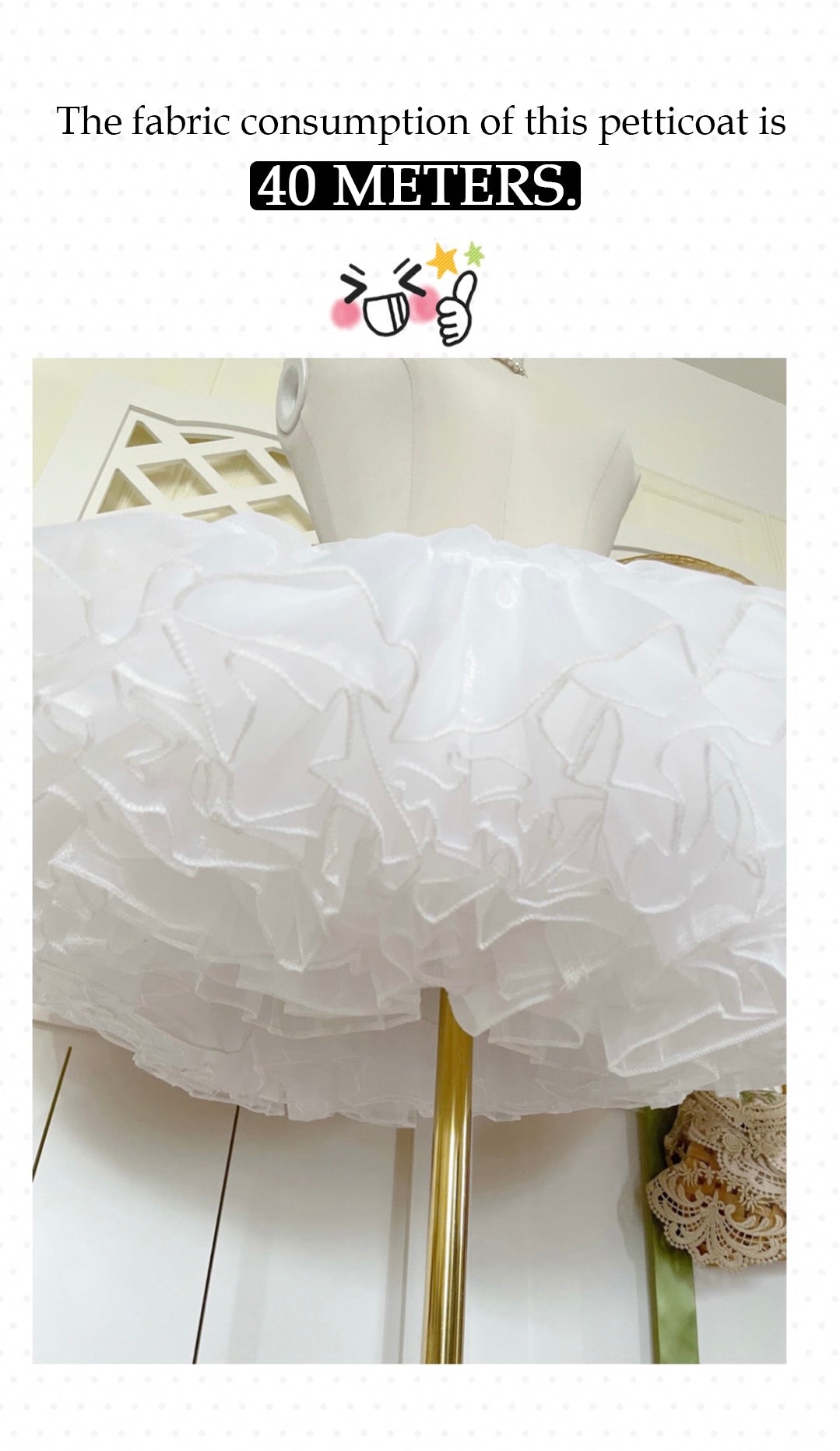 Boguta - High Waist Lolita Violence Petticoat