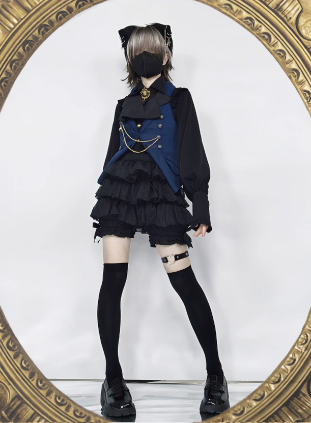 DMFS Lolita - Daily Lolita Bloomers Safety Anti-Flash Lace Shorts