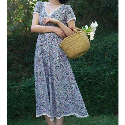 Floral vintage dress