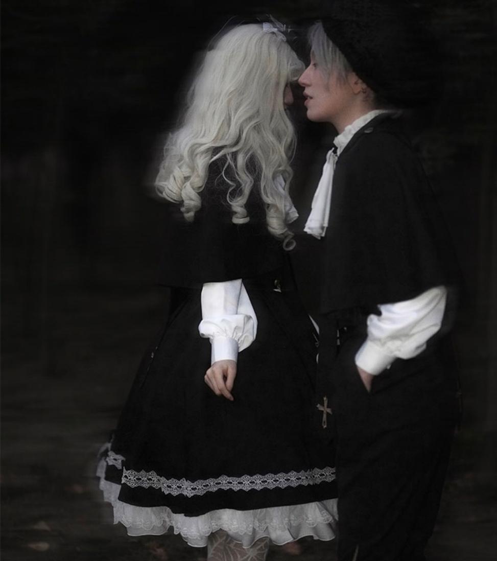 CastleToo - Holy Academy - Gothic Lolita Prince Skirt Set