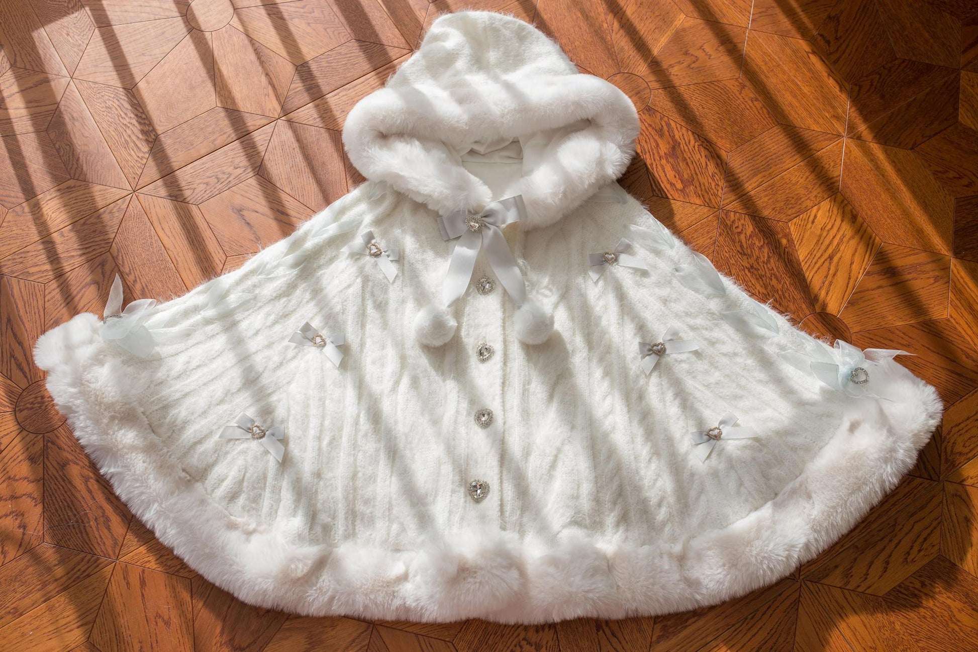 MIST - Sweet Bliss - Sweet Lolita Cape Winter Lolita Sweater Coat